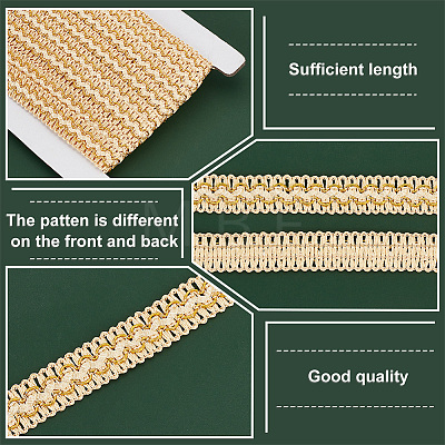 Polyester Fringe Trimming OCOR-WH0085-02A-1