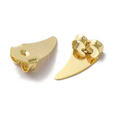 Brass Studs Earrings Findings FIND-Z039-01A-G-1