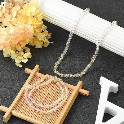 Transparent Glass Beads Strands GLAA-YW0001-59B-1