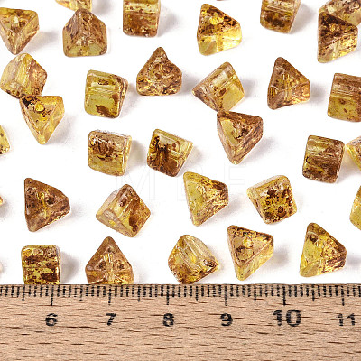 Picasso Transparent Glass Beads SEED-Q039-02N-1