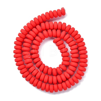 Handmade Polymer Clay Beads Strands X-CLAY-N008-008D-1