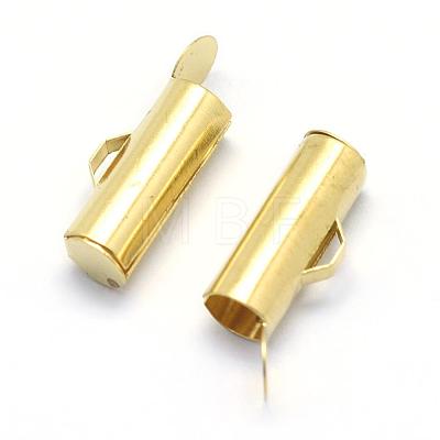Brass Cord Ends KK-A143-41C2-RS-1