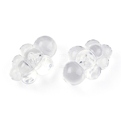 Transparent Acrylic Beads X-TACR-T026-01-1