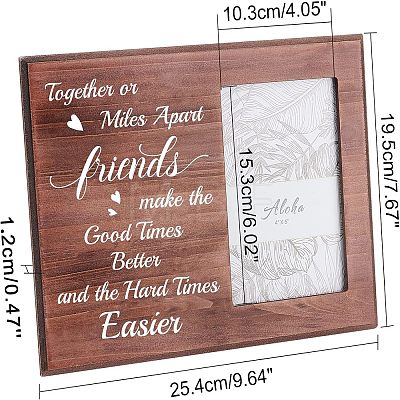 MDF Photo Frames DIY-WH0231-016-1