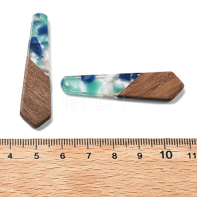 Resin and Walnut Pendants FIND-R051-06A-1