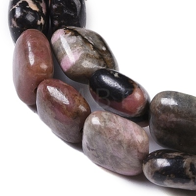 Natural Rhodonite Beads Strands G-M435-A06-01-1
