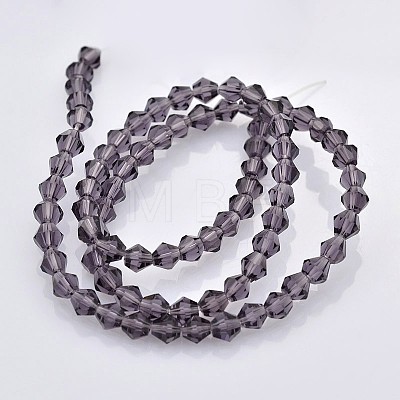 Faceted Bicone Glass Beads Strands EGLA-P017-4mm-03-1