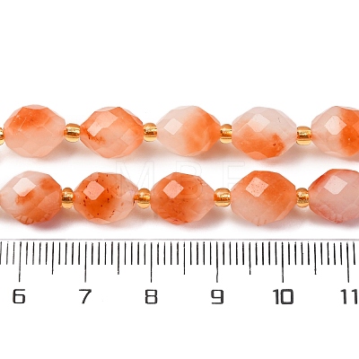 Natural White Jade Beads Strands G-D305-B01-01J-1