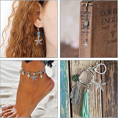 20Pcs 4 Colors Alloy Pendants FIND-YW0012-38-1