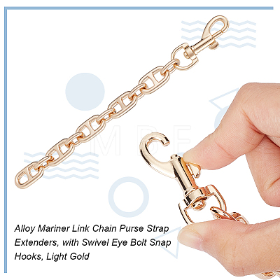 Alloy Mariner Link Chain Purse Strap Extenders DIY-WH0304-706LG-1