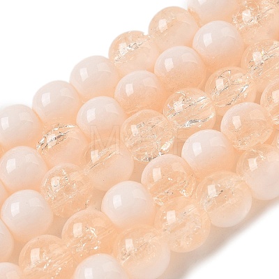 Crackle Glass Beads X1-GLAA-U001-8mm-05-1