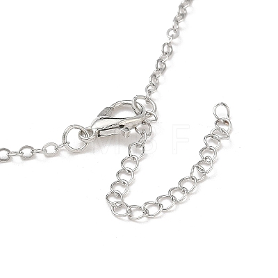 Cat Shape Alloy Rhinestone Pendant Necklaces FS-WG5CA0C-04-1