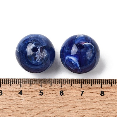 Acrylic Imitation Gemstone Beads PGB282Y-12-1