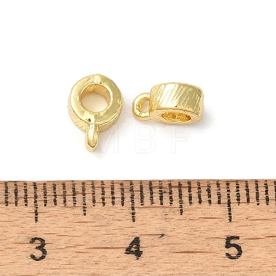 Rack Plating Brass Beads KK-S375-05G-1