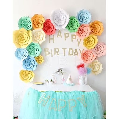 Artificial Flower Paper Flower Craft Making Kits AJEW-WH0096-18C-1