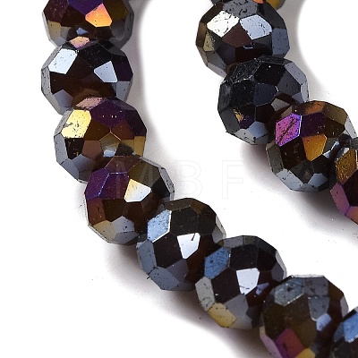 Baking Electroplate Glass Beads Strands DGLA-A039-J6MM-B20-1