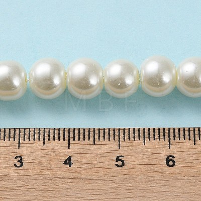 Glass Pearl Beads Strands HY-8D-B02-1