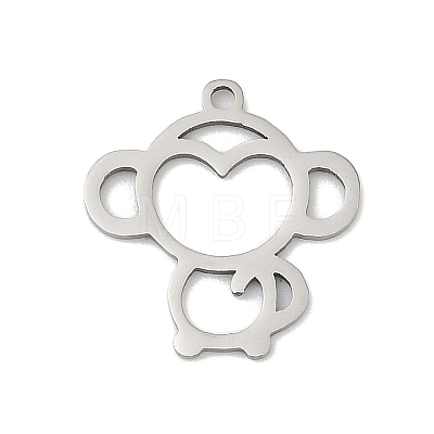 201 Stainless Steel Pendants STAS-F316-17P-1