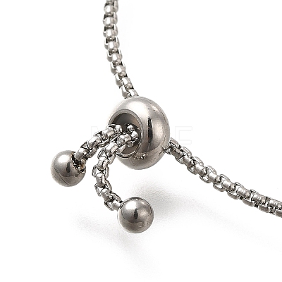 Non-Tarnish 304 Stainless Steel Box Chain Slider Bracelets LS-BJEW-M233-05P-1