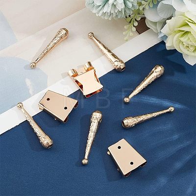  3Pcs Iron Bolo Tie Slide Clasps FIND-ANB0003-18LG-1