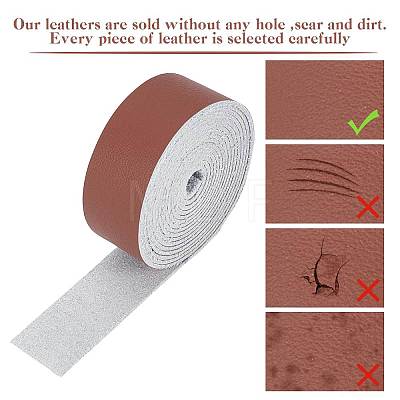 Flat Microfiber Imitation Leather Cord LC-WH0006-07B-04-1