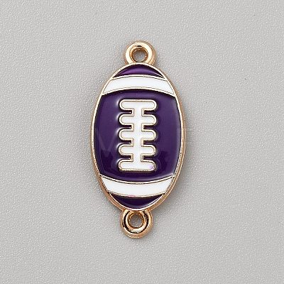 Zinc Alloy Enamel Sport Connector Charms FIND-CJC0437-009A-01-1