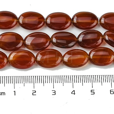 Natural Carnelian(Dyed & Heated) Beads Strands G-K365-B01-01-1