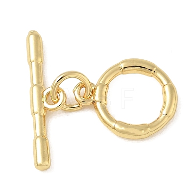 Brass Toggle Clasps KK-CBAFC6C-07D-G-1