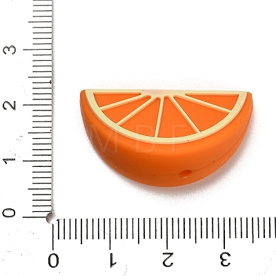 Fruit Theme Food Grade Eco-Friendly Silicone Beads SIL-I022-02D-1