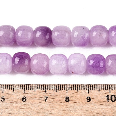 Dyed Natural White Jade Beads Strands G-T138-D03-1