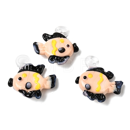 Handmade Lampwork Pendants LAMP-B035-01B-14-1