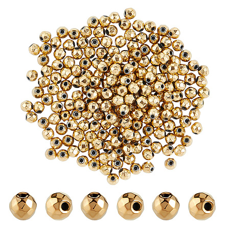 200Pcs Electroplated Synthetic Non-magnetic Hematite Beads G-PH0003-44B-1