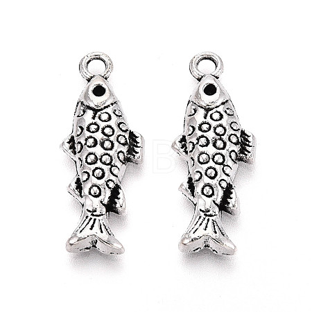 Tibetan Style Alloy Pendants TIBEP-T053-07AS-1