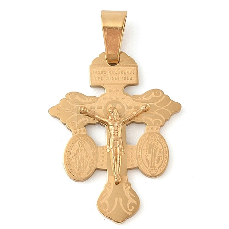 304 Stainless Steel Pendants STAS-C103-02G-01-1