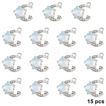 15Pcs Alloy Pendants FIND-YW0017-90B-1