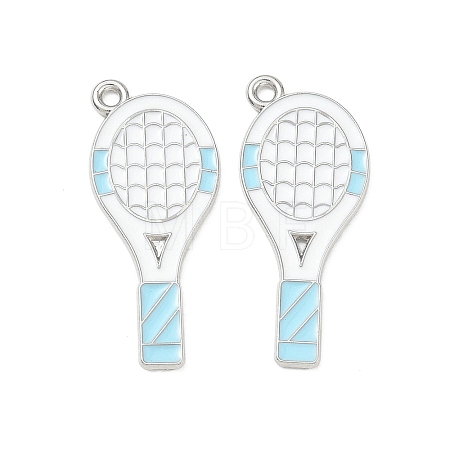 Tennis Alloy Enamel Pendants AL-CBA292F-02N-P-1