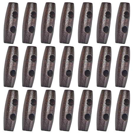 30Pcs Natural Wood Buttons FIND-GF0009-92A-1