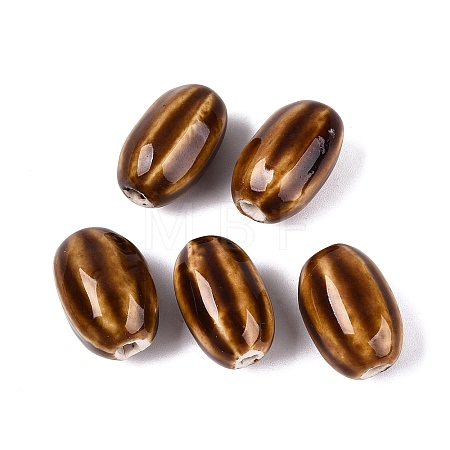 Vintage Handmade Porcelain Beads PORC-Q006-10F-1