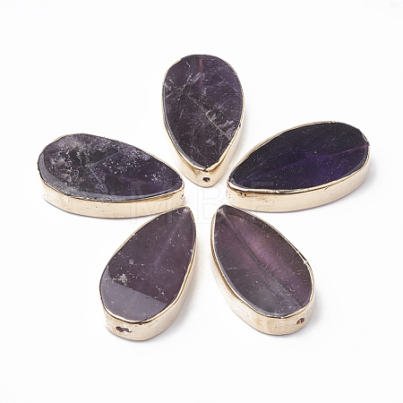 Natural Amethyst Beads G-T104-21-1