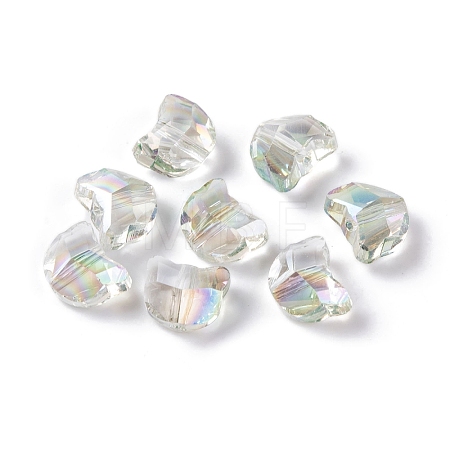 100Pcs Electroplate Glass Beads EGLA-P060-01A-HR01-1
