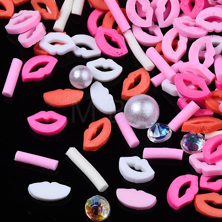 Handmade Polymer Clay Cabochons CLAY-N006-84-1