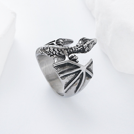 304 Stainless Steel Finger Rings for Men UP9646-2-1