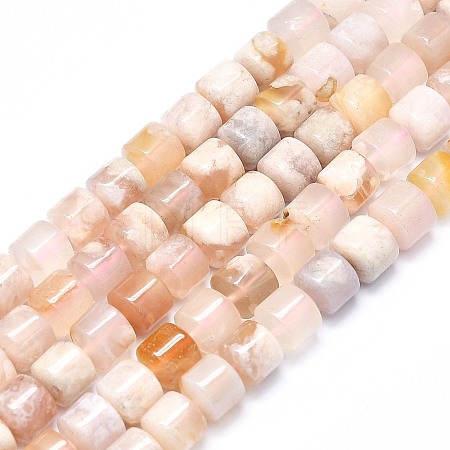 Natural Cherry Blossom Agate Beads Strands G-F715-029-1