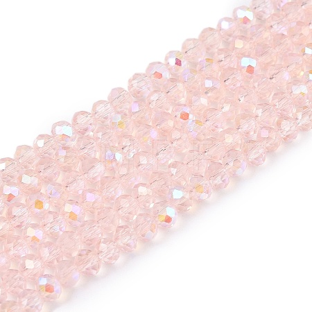 Electroplate Glass Beads Strands EGLA-A044-T2mm-L22-1