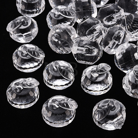 Transparent Acrylic Pendants TACR-T024-05B-205-1