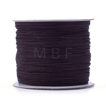 Nylon Braided Cord for Woven Jewelry Making Macrame Craft NWIR-D055-0.6mm-04-1