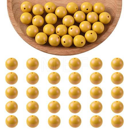 30Pcs Round Silicone Beads SIL-SZ0004-23D-1