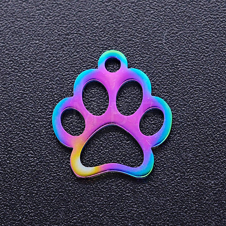 Ion Plating(IP) 201 Stainless Steel Pet Charms STAS-Q201-JN210-1