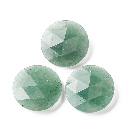 Natural Green Aventurine Pendants G-H331-01B-1