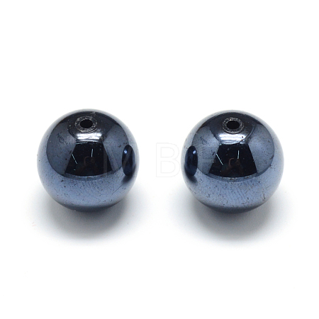 Pearlized Style Acrylic Beads MACR-S826-12mm-B-1